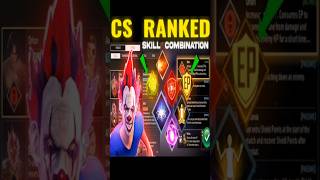 Cs Rank HIGH DAMAGE COMBINATION  Best character skill for cs rank  Cs rank best character skill [upl. by Eenoj474]