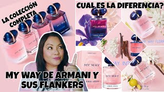 ✅Colección completa de Los MY WAY de Armani y su Flankers My Way edp intense floral y Parfum 2023 [upl. by Aruasor214]