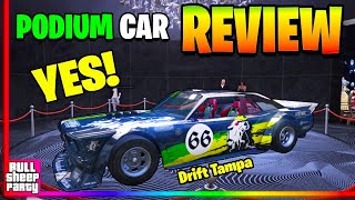 Worth It  The Drift Tampa Review GTA 5 Online New Free Weekly Lucky Wheel Podium Car Review [upl. by Eniamert11]