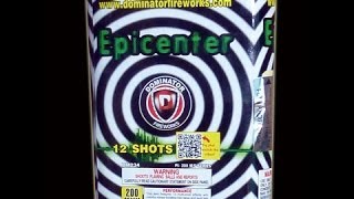 DM234 Epicenter 200G Cake By Dominator Fireworks [upl. by Reppep796]