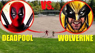 DEADPOOL VS WOLVERINE IN REAL LIFE THE FINAL FIGHT [upl. by Ninahs543]