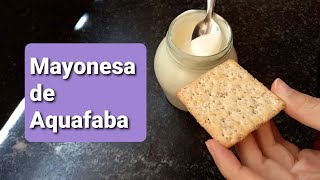 Mayonesa vegana ¡super económica Aquafaba [upl. by Ellered]