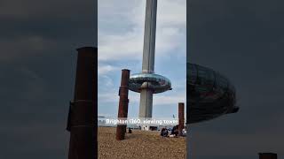 Brighton i360 Brighton viewing tower 360 degree viewing across south coast [upl. by Asirb482]