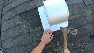 Roof Dryer Vent install [upl. by Mientao908]