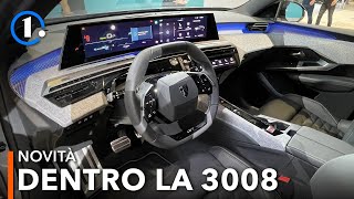 Gli INTERNI della Peugeot 3008 2024  Spazio bagagliaio qualità percepita [upl. by Annairba]