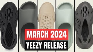 Restock adidas Yeezy for March 2024  PRICE  DETAILED LOOK [upl. by Adnor]