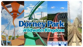 Every Roller Coaster at Dorney Park  4K 60FPS POVS [upl. by Bonita154]