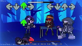 FNF Perseverance But Uzi And Dust Sans Sings It [upl. by Enajharas]