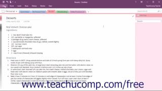 OneNote 2016 Tutorial Previewing and Printing Microsoft Training [upl. by Aicnarf]