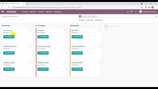 Odoo  Inventory Module  Operation Type [upl. by Barnebas832]