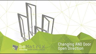 beMatrix  How To Change An ANO Doors Direction [upl. by Mitran]