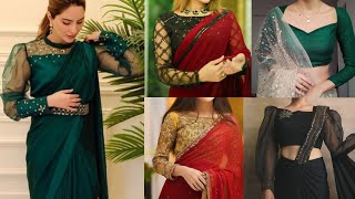 Latest Full Sleeves Blouse Designs 2023Full Hand Saree Blouse DesignsLatest Full Sleeves Blouse [upl. by Zingale495]