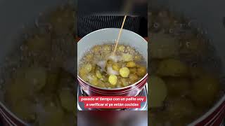 🥔 DELICIOSAS PAPAS CAMBRAY 😋  papas recetasfaciles recetaconpapa fyp fyi viral comida [upl. by Suqram75]