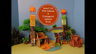 Safari Ltd Wild Animals amp Endangered Animal Figures Toobs  Learn Animal Names [upl. by Hgielek]