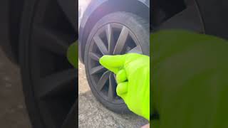 Car wheels cleaning satisfying before and after Mobile Car Valeting Kinsale [upl. by Norraa226]