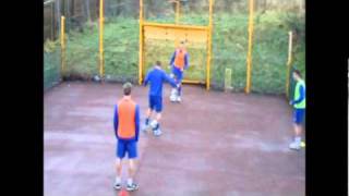 RECEIVING THE BALL DRILL  Middle man work  half turn and pass [upl. by Genevra]