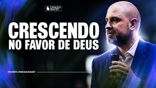 Crescendo no FAVOR DE DEUS  Profetizando 2025 ViniciusIracet [upl. by Gutow]