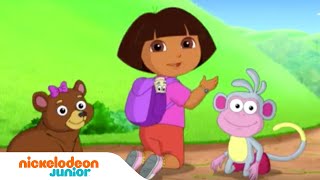 Dora lExploratrice  La maison des ours  NICKELODEON JUNIOR [upl. by Strickman505]