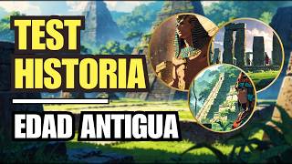 ✅ TEST EDAD ANTIGUA ¿Puedes APROBAR este EXAMEN 📜 50 Preguntas de Historia Antigua [upl. by Aihsekram]