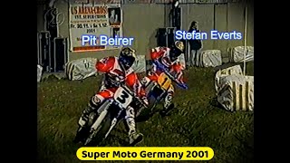 Everts vs PitbullSchalke ArenaSuper Moto2001 [upl. by Serra]