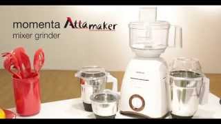 Havells Momenta Attamaker Mixer Grinder Demo Video [upl. by Noyerb]