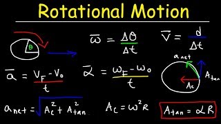 Rotational Motion Physics Basic Introduction Angular Velocity amp Tangential Acceleration [upl. by Elletsyrk]