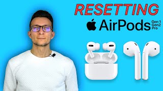 Resetting Apple Airpods and Airpods Pro  2021 [upl. by Donetta836]