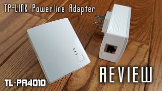 TPLINK TLPA4010 Powerline Internet Adapter REVIEW [upl. by Yaron891]