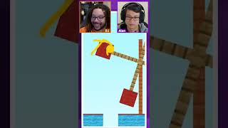 Wipeout Course  Animation Vs Minecraft  AvG Reacts [upl. by Yecnahc]