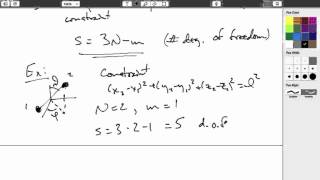 221 Lagrangian Mechanics Generalized Coordinates [upl. by Yddeg]