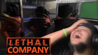 THE FUNNIEST GAMEPLAY EVERR Lethal Company ft JustKarter KronicTo MangoBored [upl. by Rehpotsihc480]