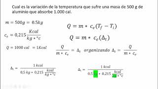 Calorimetria ☕ 3 Ejercicios Básicos [upl. by Goetz]