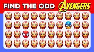 Find the ODD One Out  Avengers Edition 🦸‍♂️🦸‍♀️ 30 superhero levels  Easy Medium Hard [upl. by Geiger]