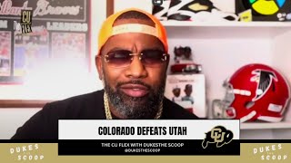 Colorado Defeats Utah The CU FLEX  Episode 3 with DukesTheScoop [upl. by Ecinehs]