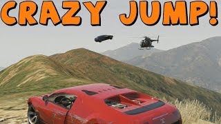 Grand Theft Auto 5  Jumping a Veyron over a Helicopter Feat EKDrifter458 [upl. by Rehpretsirhc]