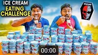 200 CUP ICE CREAM Eating Challenge Loser Eats Jolochip [upl. by Janessa481]