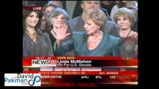 Linda McMahon WWE Republican Concession Speech Connecticut Senate Election 2010 [upl. by Eli]