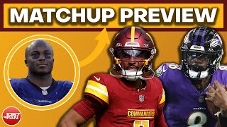 Qadry Ismail Previews commanders vs ravens  BMitch amp Finlay [upl. by Roseanna]