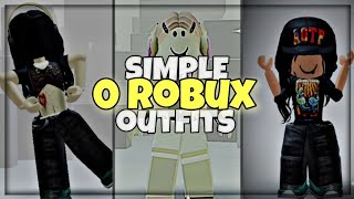 0 robux outfit ideas [upl. by Paschasia683]