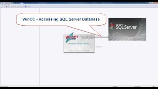 💢 WinCC74 Tutorial How to use VBScript In WinCC Accessing SQL Server Database [upl. by Ennyrb]