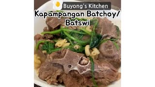 Pork neck bone Batchoy Recipe Kapampangan Batswi [upl. by Purse]