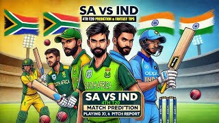 SA vs IND 4th T20I Prediction Fantasy Tips amp Pitch Report  India Tour of South Africa 2024 indvssa [upl. by Arednaxela200]