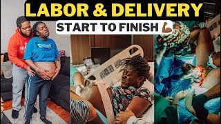 Labor amp Delivery Natural Birth VLOG  Rushed To Emergency Room  MUST WATCH 👶🏾 [upl. by Pickering495]