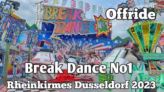 ⁴ᴷ Break Dance No1  Kinzler  Offride  Rheinkirmes Düsseldorf 2023 [upl. by Dede]