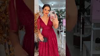 Vestido Três Marias Marsala🍷 dress vestidosdefesta madrinhadecasamento moda vestidodemadrinha [upl. by Noyerb]