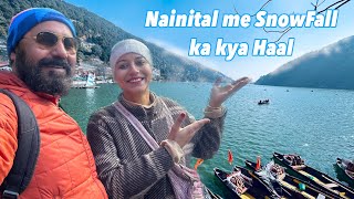 Nainital me snowfall ❄️ ka kya haal 🥶 [upl. by Price]