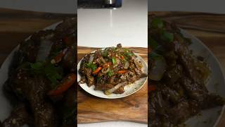 Mongolian beef fyp foryou food tiktok spicy [upl. by Nahtnaoj438]