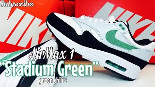 Nike Air Max 1 “Black Stadium Green” [upl. by Oinotnaesoj403]