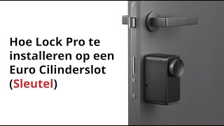 Hoe Lock Pro teinstalleren op eenEuro CilinderslotSleutel [upl. by Brunhilda566]