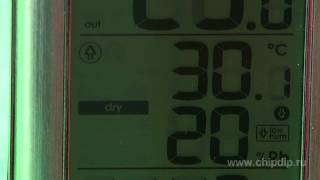 02312 digital thermometerhygrometer [upl. by Elleiram176]